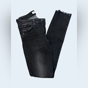 Flying Monkey Faded Black Denim Jean